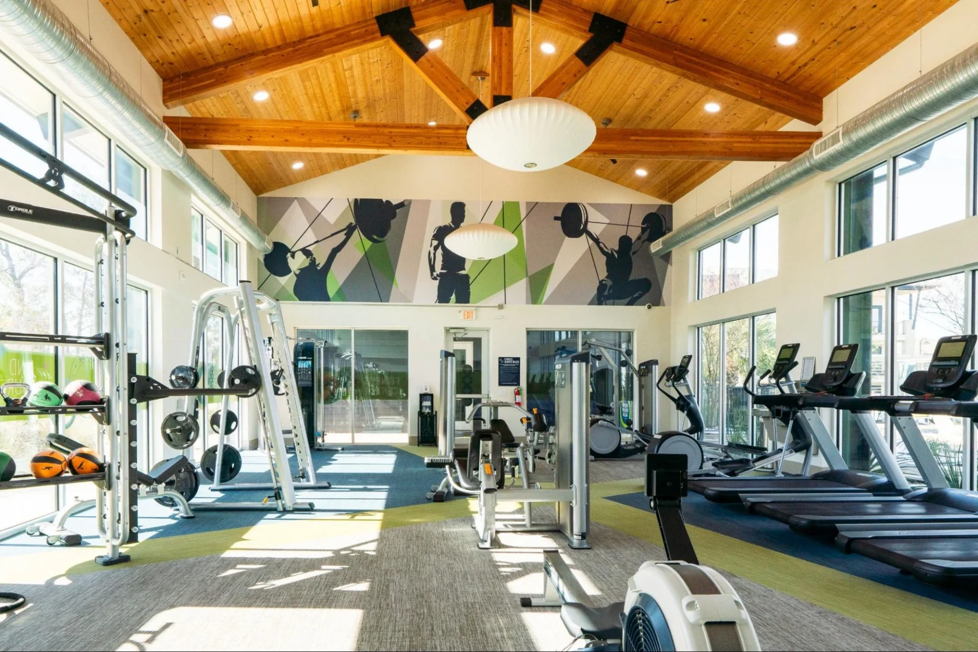 Resident Gym Renovation and Custom Dog Wash Station Construction